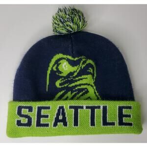 Unbranded Seattle Seahawks Hawks 12 Football Beanie Hat Stocking Cap